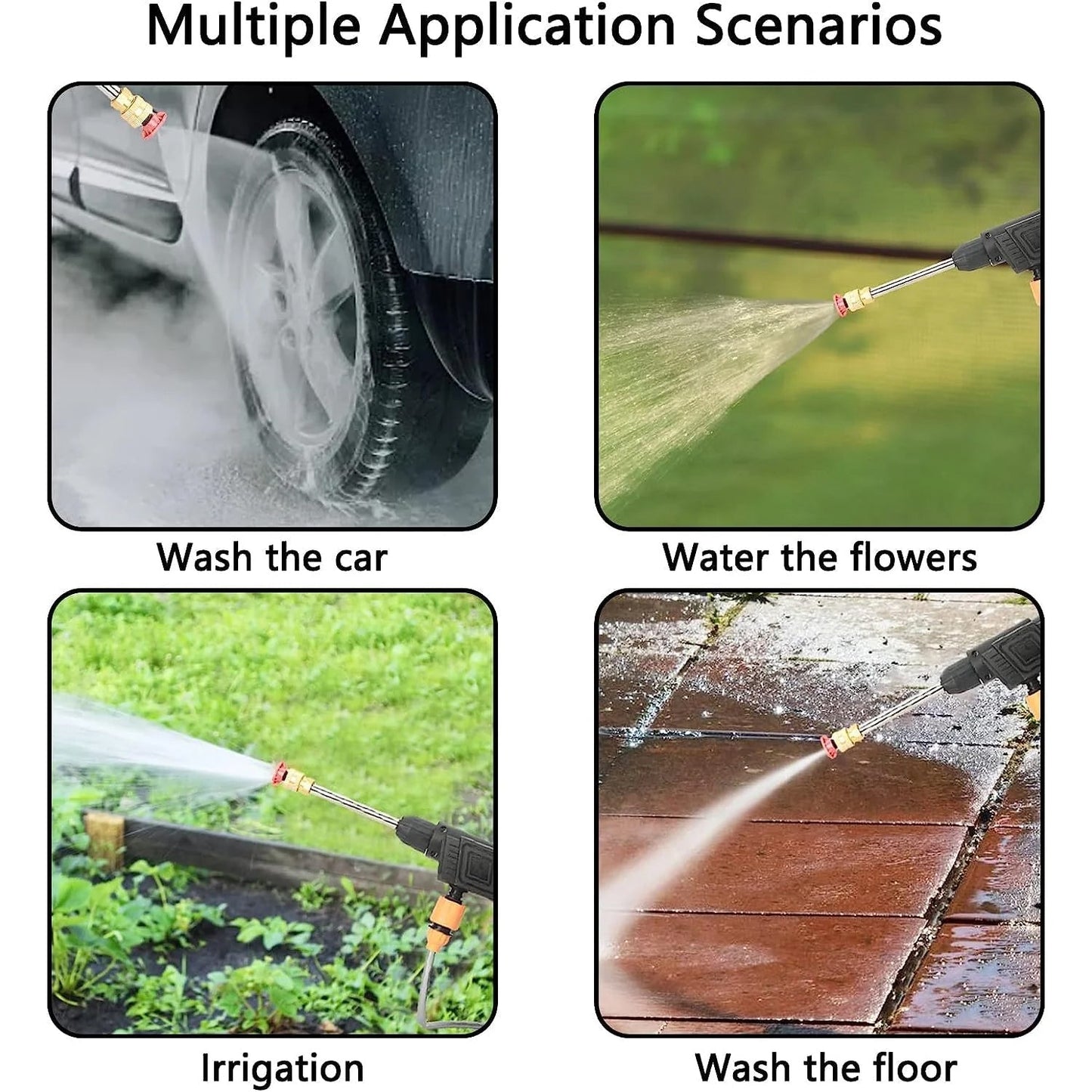 48V Car Washer Gun, Water Spray Gun, Car washing Kit (48V / With Small Box)