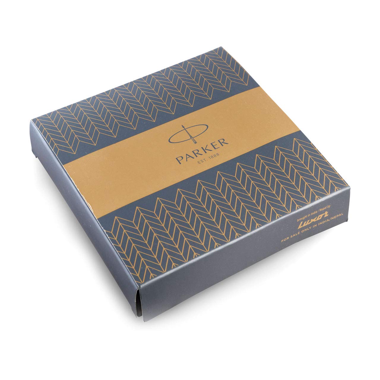 Parker Gift Set - (Parker Vector Special Edition Chrome Trim Roller Ball Pen With Parker Keychain) |1 Pen + 1 Key Chain| Gift Set | Unique Gifts For Entrepreneurs | Gift For Employees