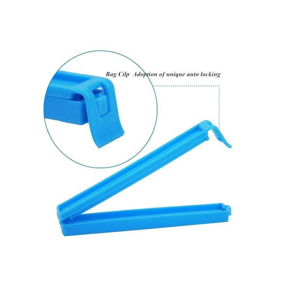 Tosaa 18 Pcs - 3 Different Size Plastic Food Snack Bag Pouch Clip Sealer Large,Medium,Small Plastic Snack Seal Sealing Bag Clips Vacuum Sealer (Multicolor)